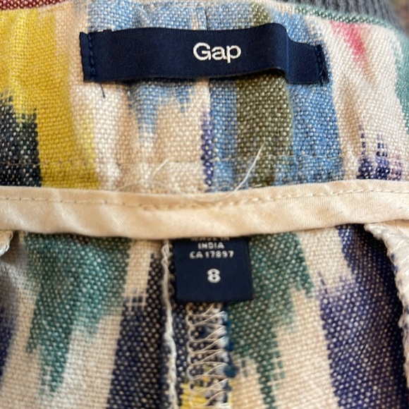 Vintage Gap Ikat Shorts Size 8 - Picture 3 of 4